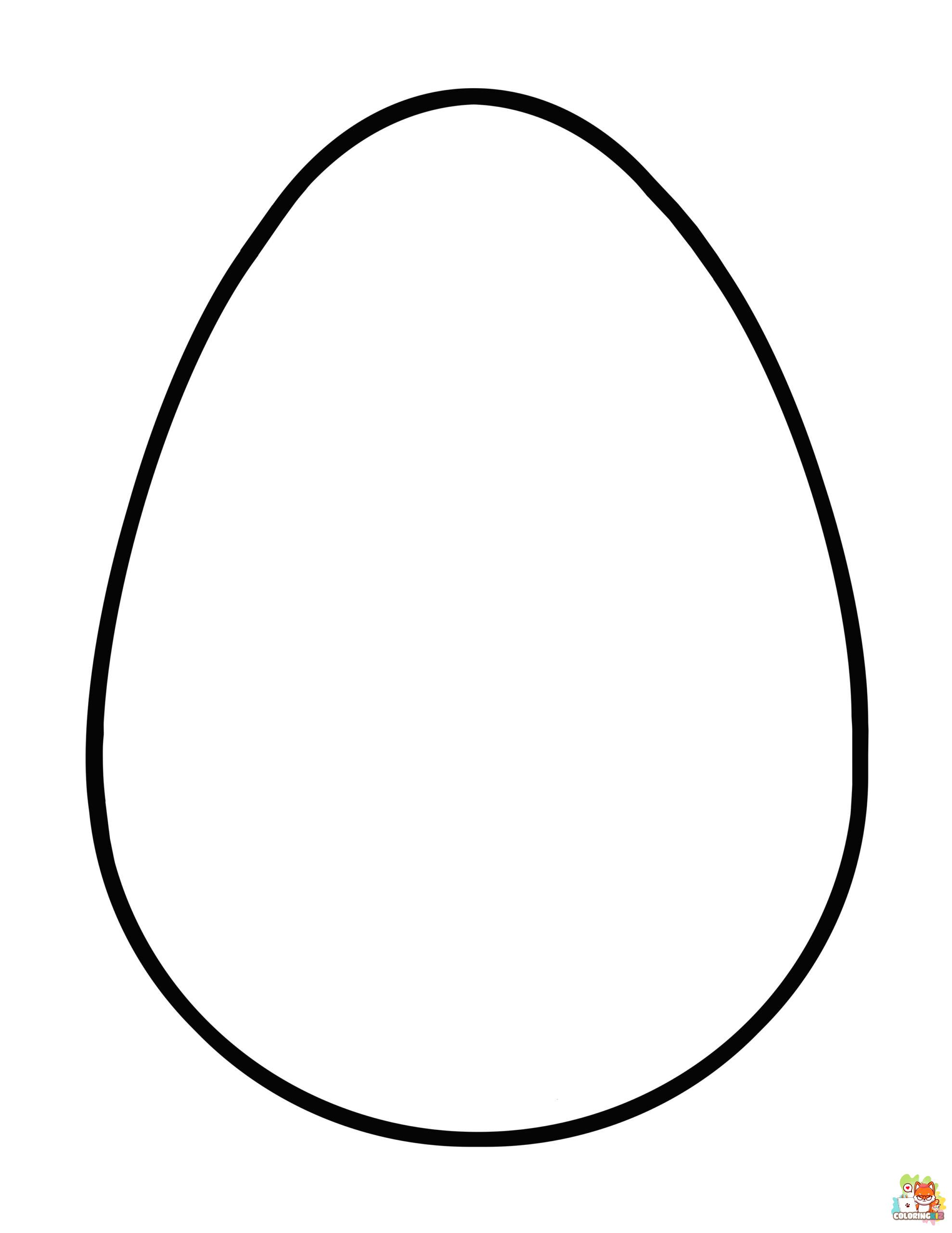 Eggs Coloring Pages 5
