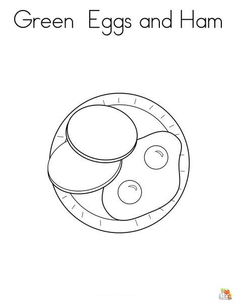 Eggs Coloring Pages 6