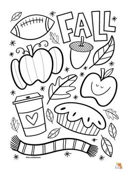 Fall Coloring Pages 1
