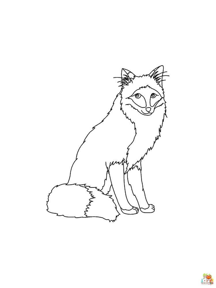 Fox Coloring Pages 28