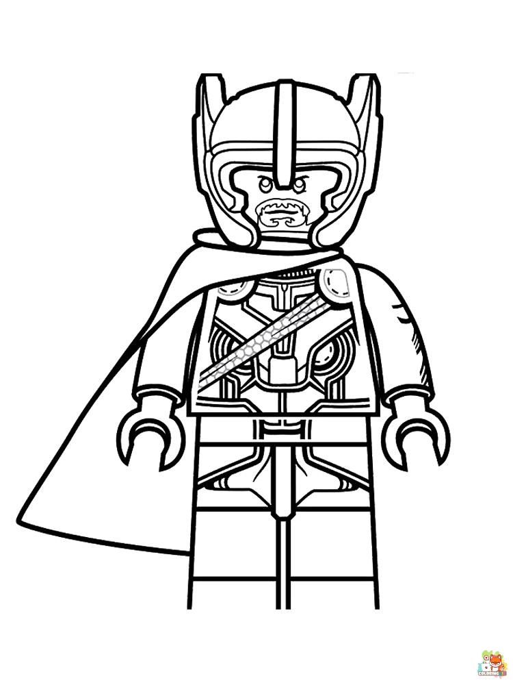Lego Avengers Coloring Pages free
