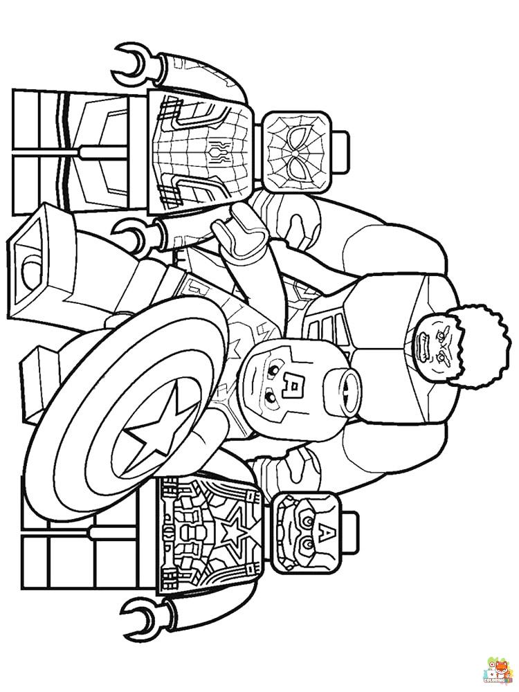 Lego Avengers Coloring Pages printable