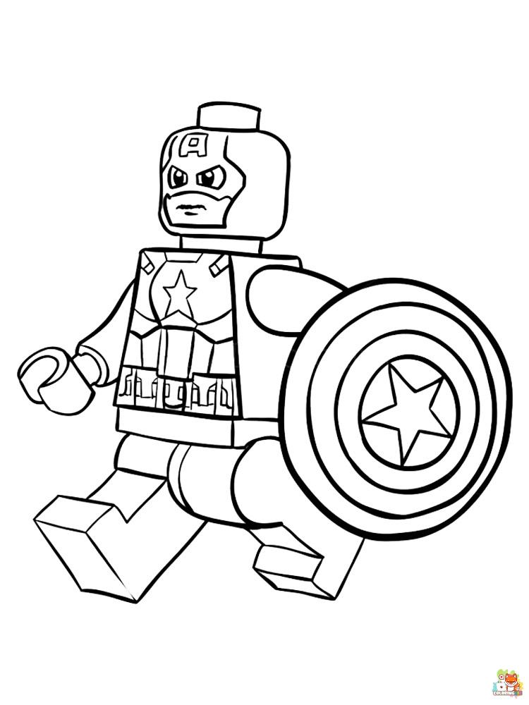 Lego Avengers Coloring Pages 20