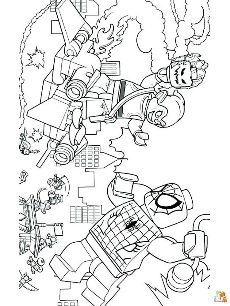 Lego Avengers Coloring Pages 24