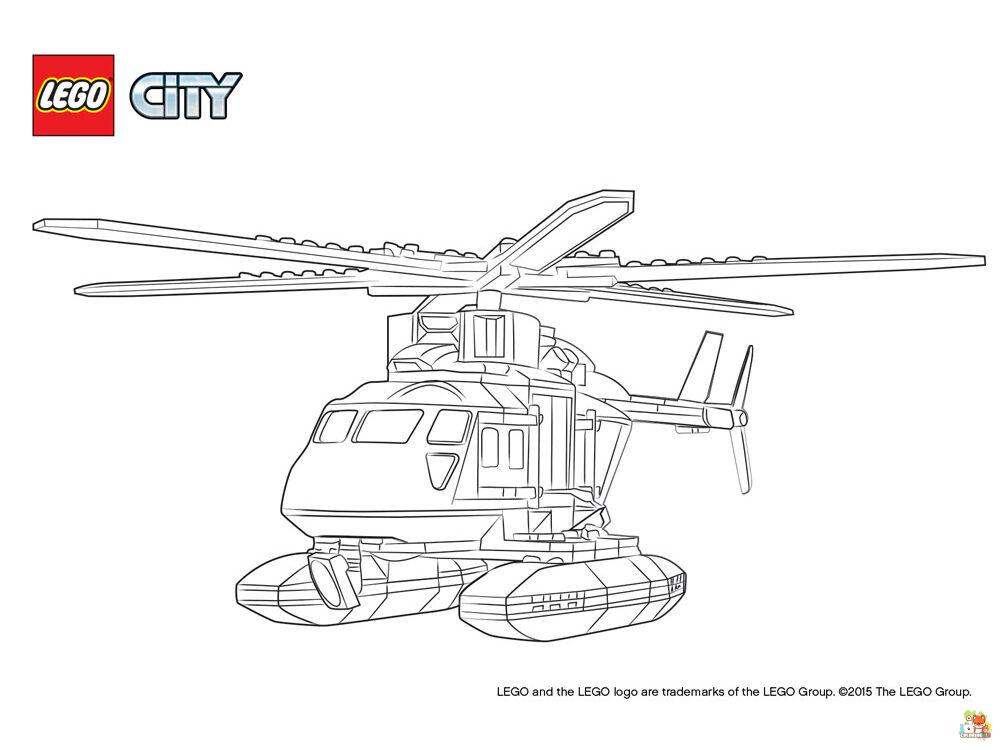 Lego City Coloring Pages 1