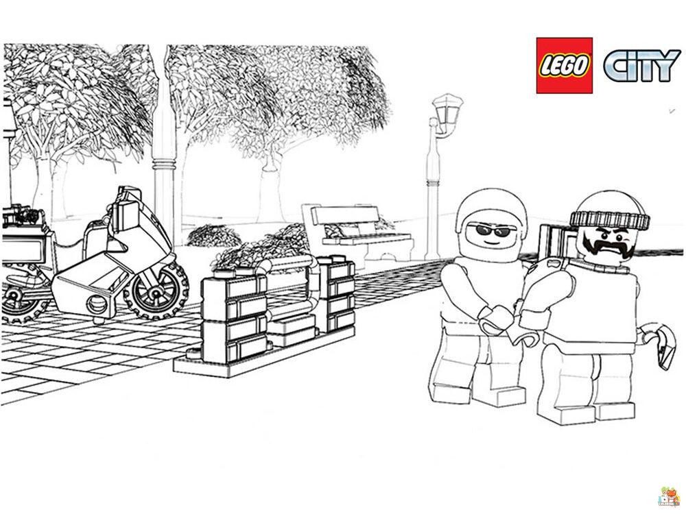 Lego City Coloring Pages 11 1