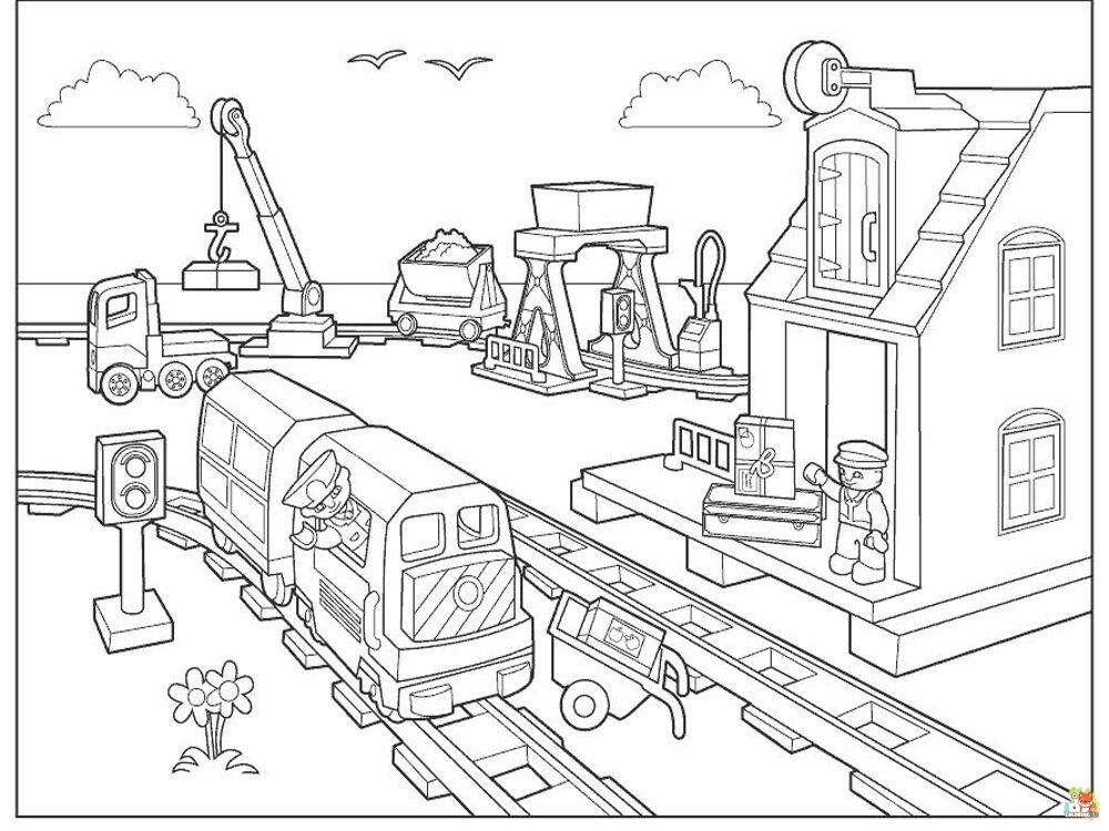 Lego City Coloring Pages 13 1