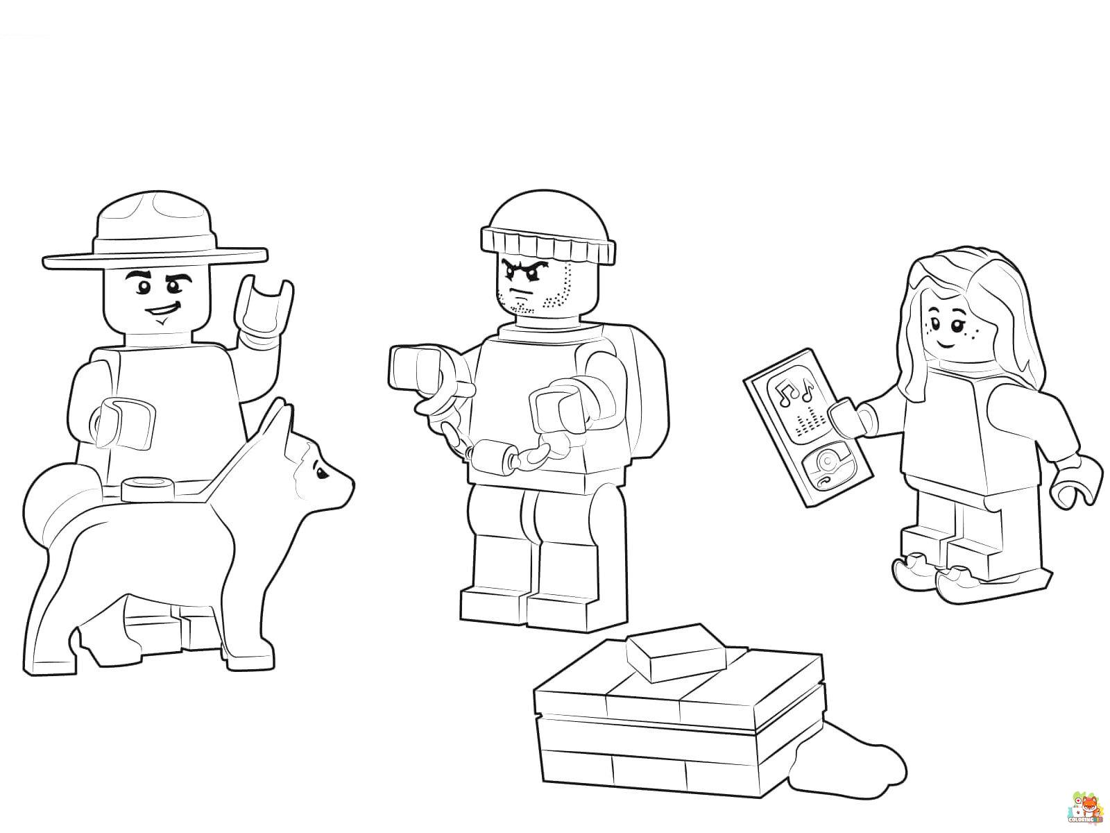 Lego City Coloring Pages 16 1
