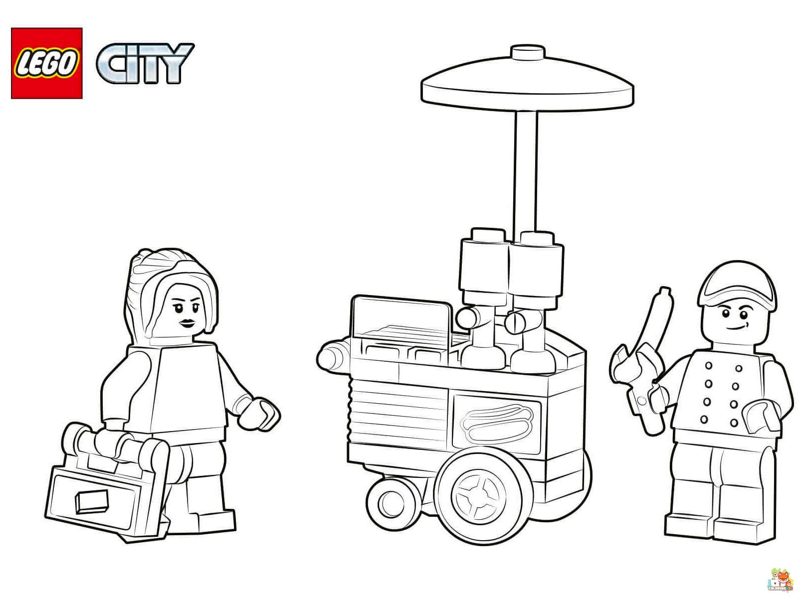 Lego City Coloring Pages 18 1