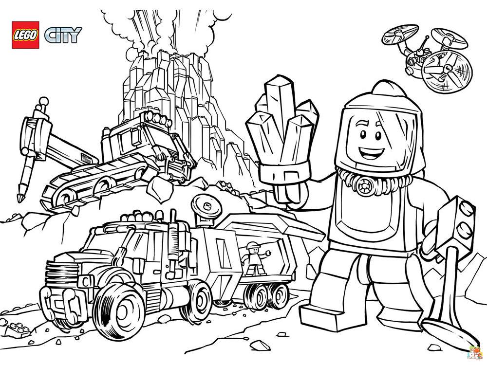 Lego City Coloring Pages 3