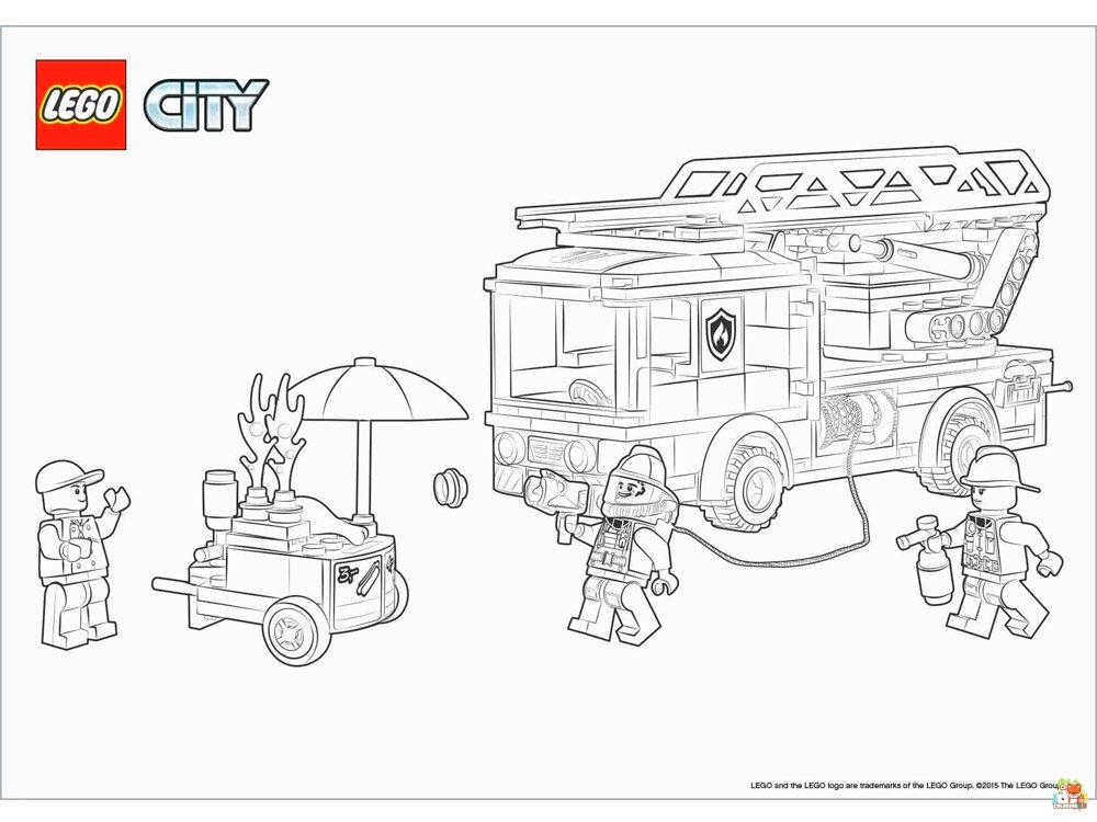 Lego City Coloring Pages 4