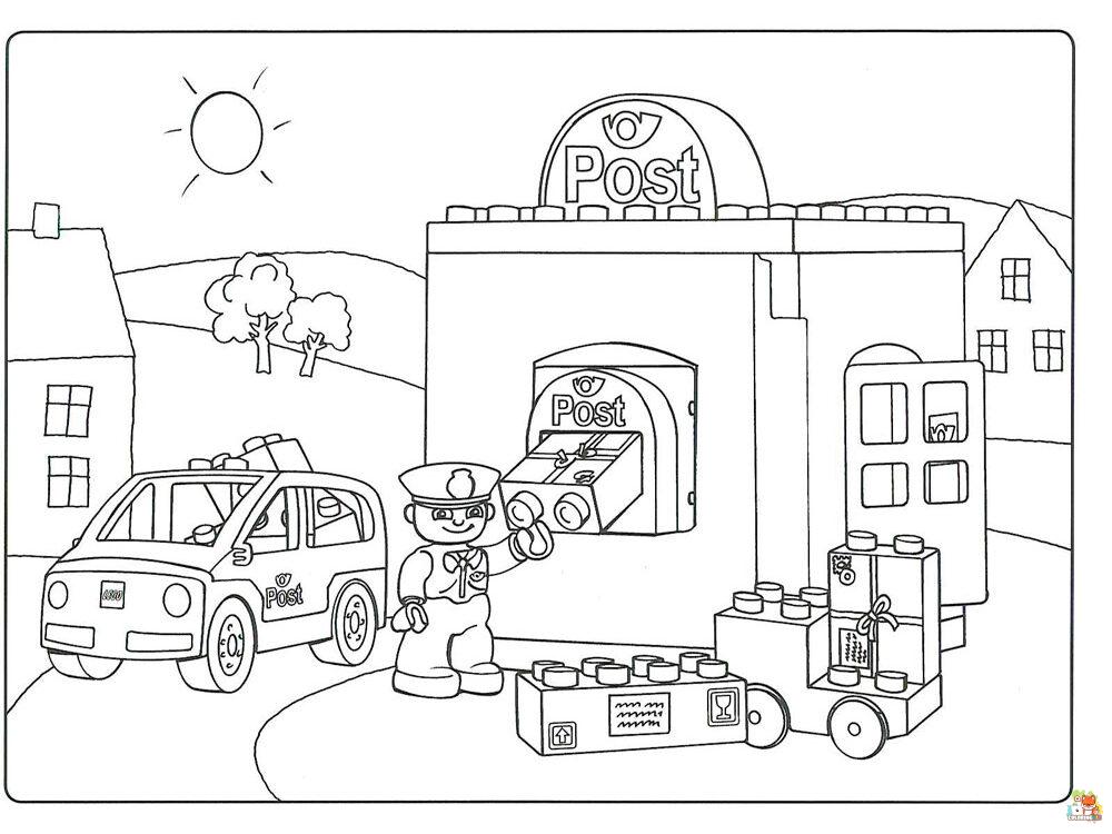 Lego City Coloring Pages 5