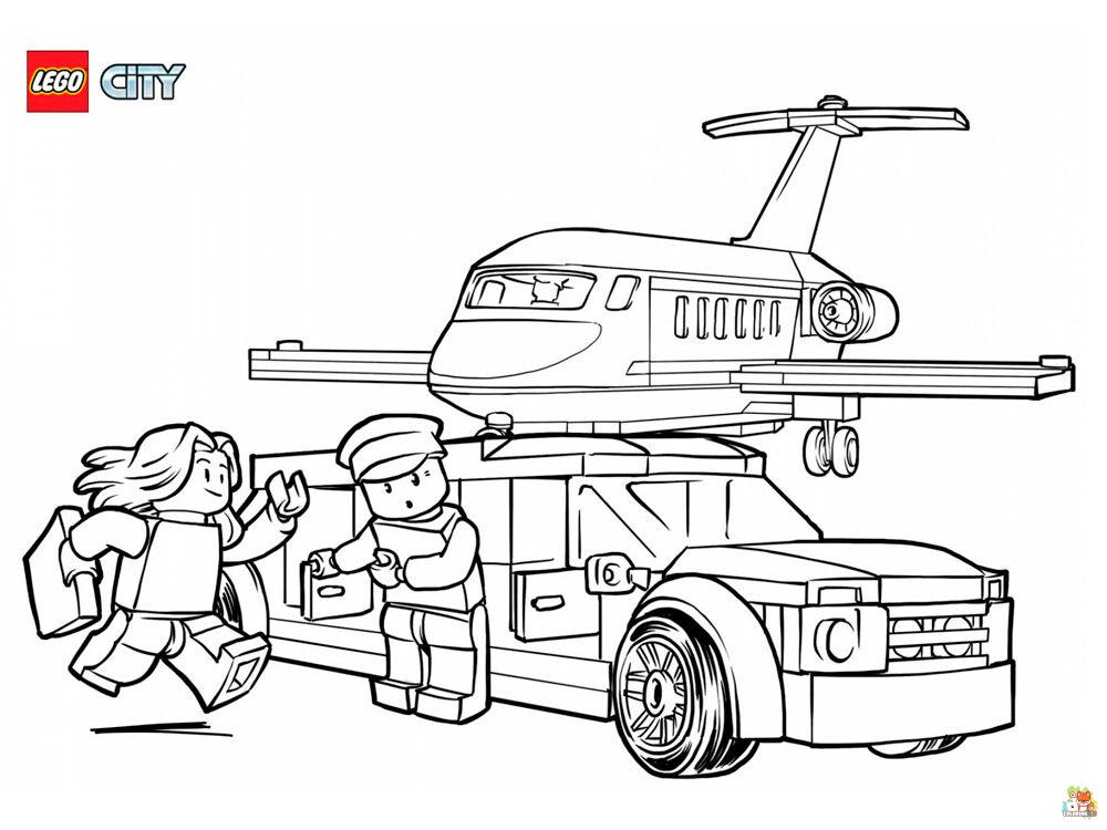 Lego City Coloring Pages 7