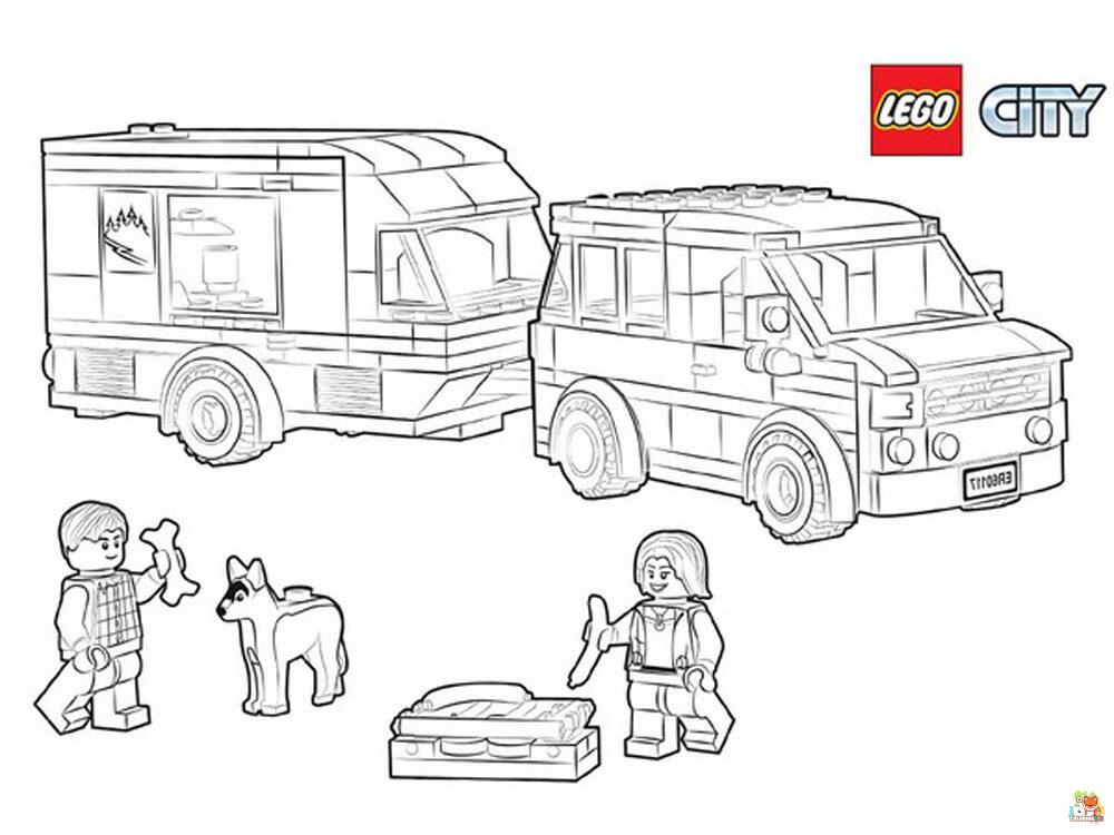 Lego City Coloring Pages 8 1