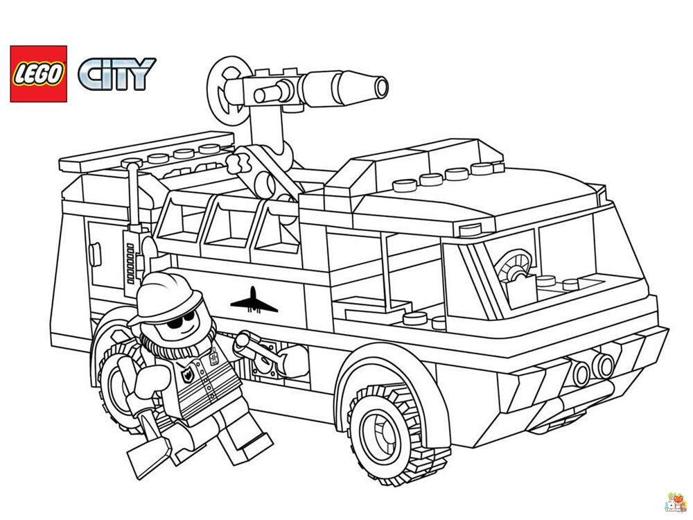 Lego City Coloring Pages 9 1