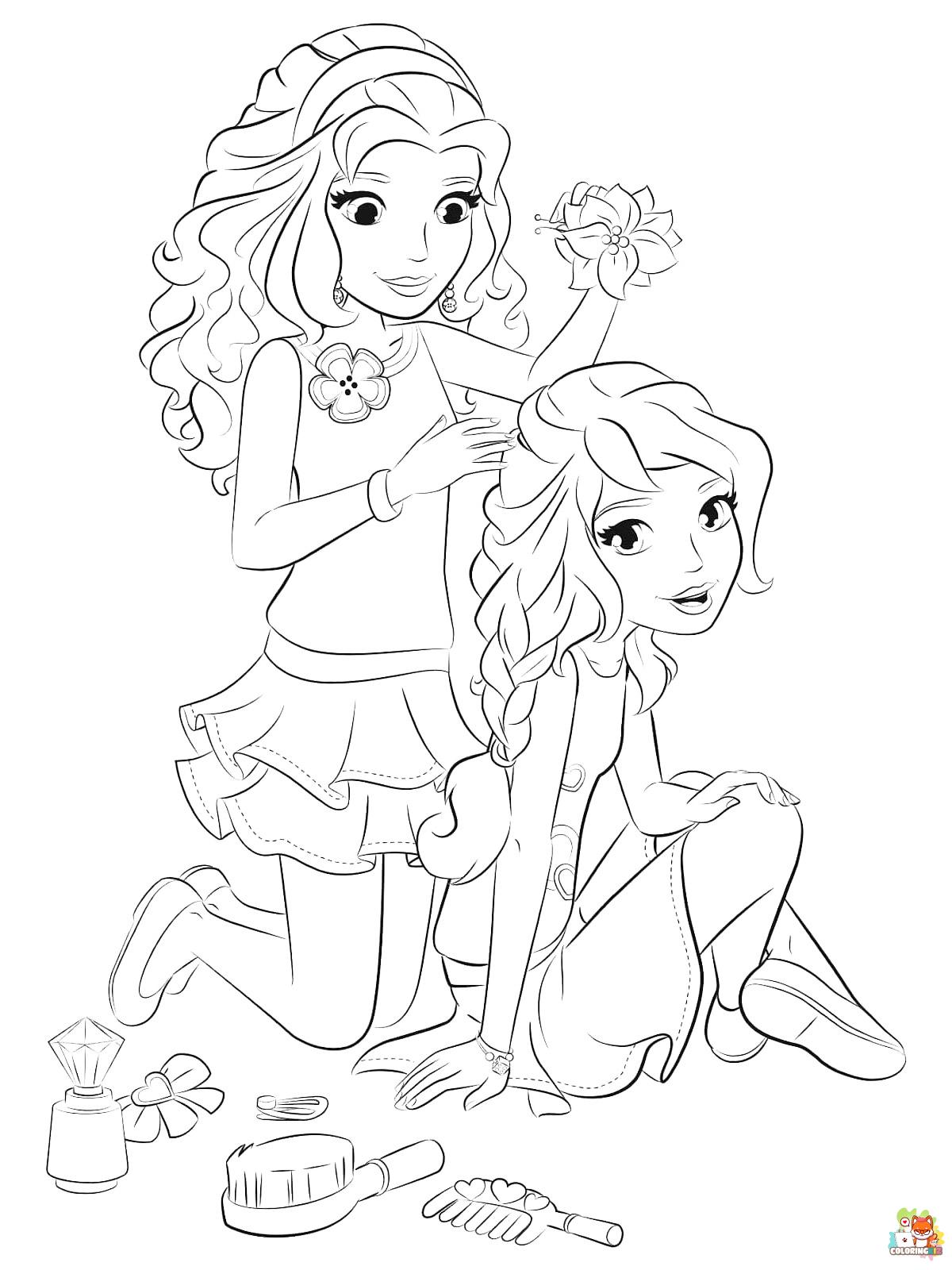 Lego Friends Coloring Pages 10