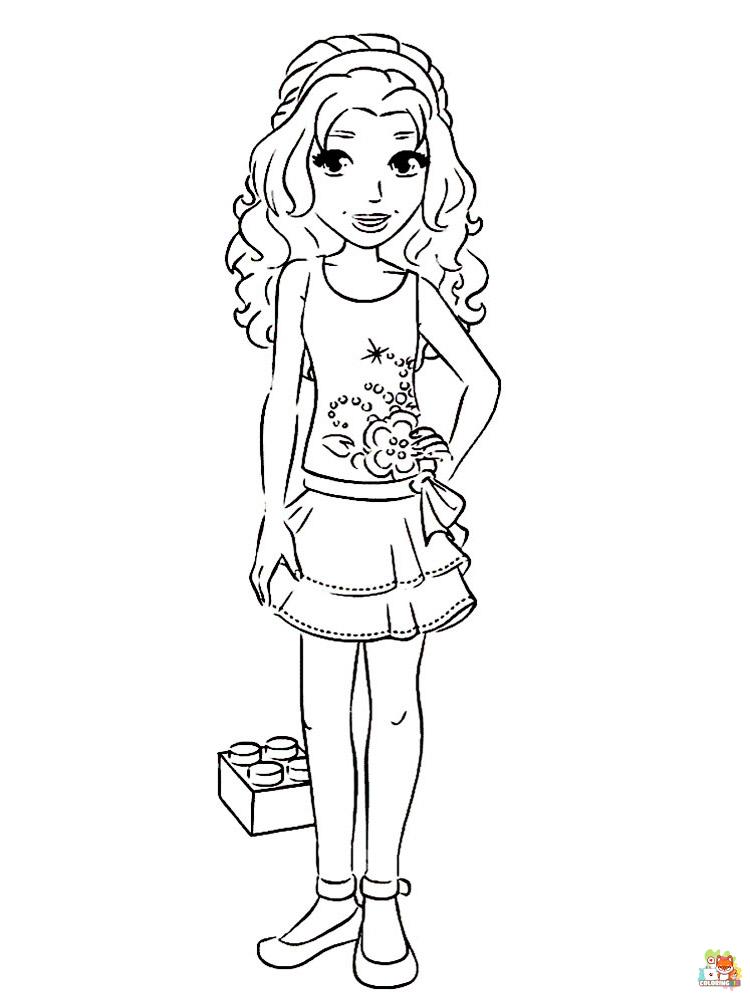 Lego Friends Coloring Pages 11