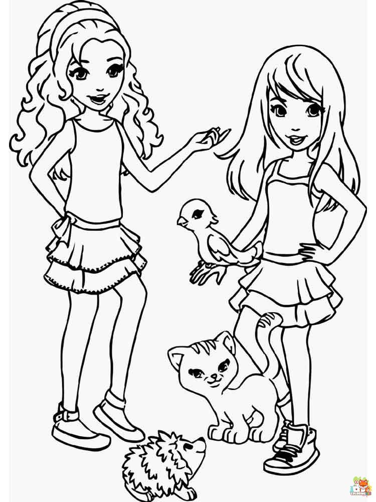 Lego Friends Coloring Pages 18