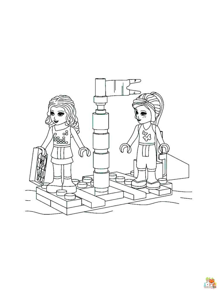 Lego Friends Coloring Pages 2