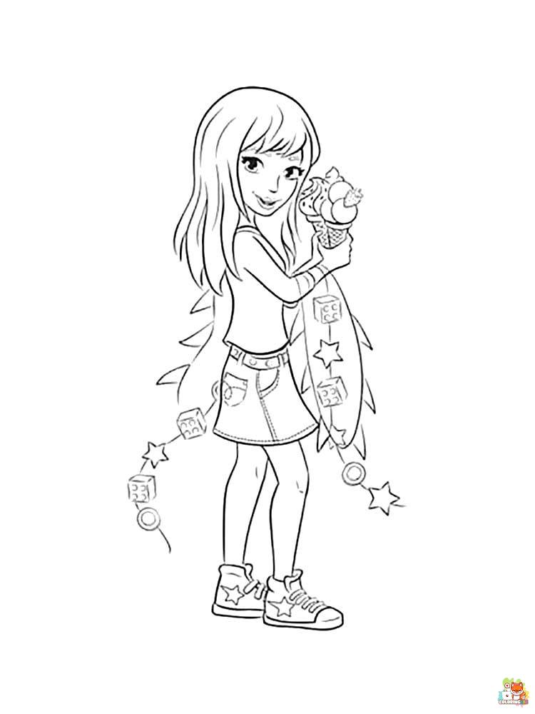 Lego Friends Coloring Pages 3