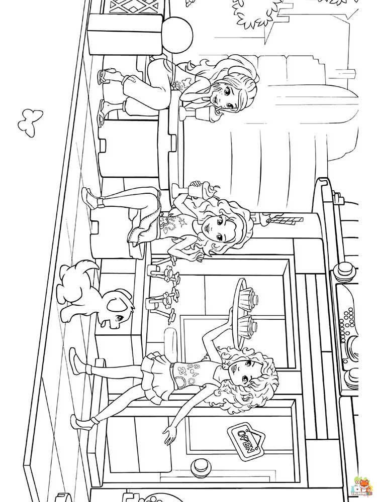 Lego Friends Coloring Pages 6