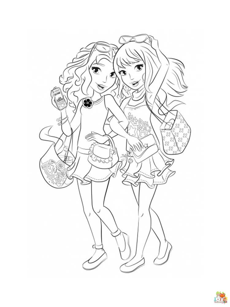 Lego Friends Coloring Pages 7