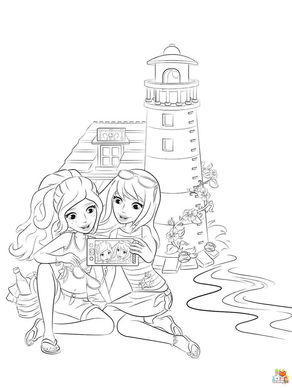 Lego Friends Coloring Pages 8