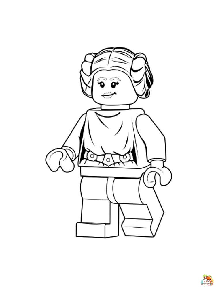 Lego Princess Coloring Pages 2