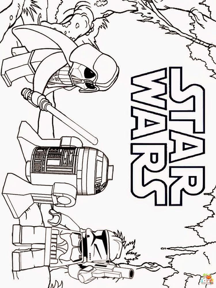 Lego Star Wars Coloring Pages 6