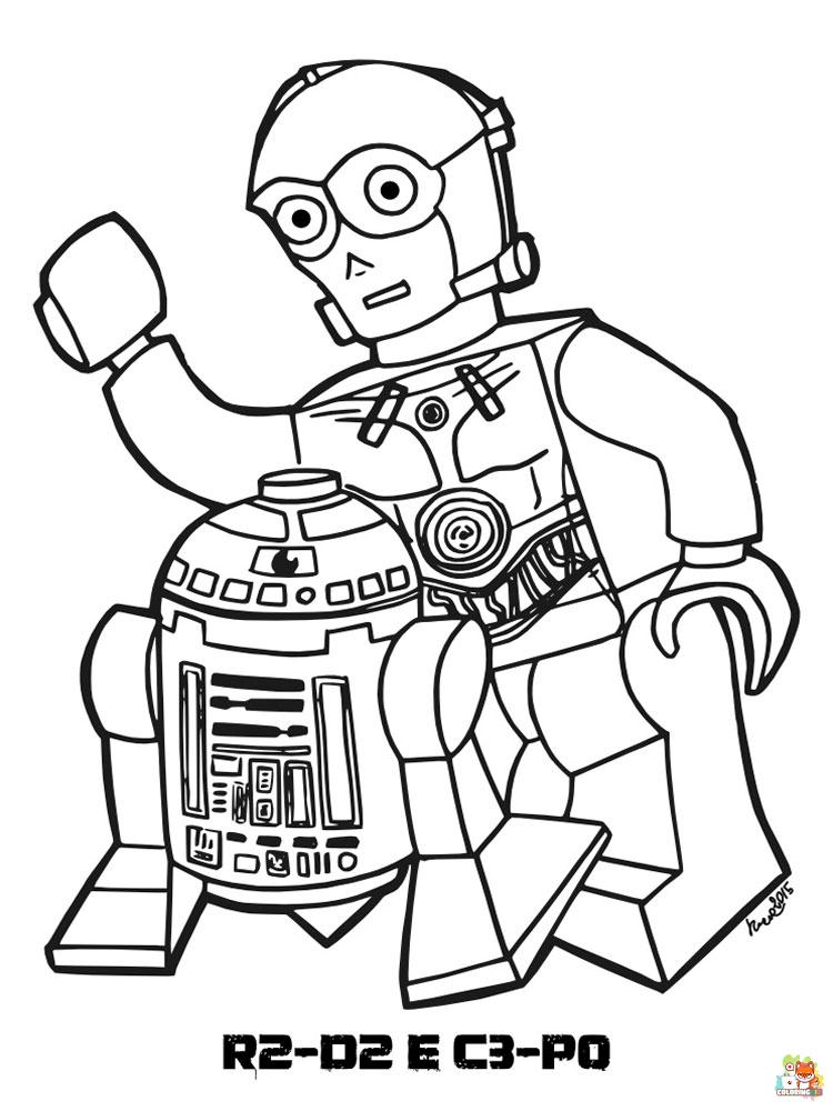 Lego Star Wars Coloring Pages 7