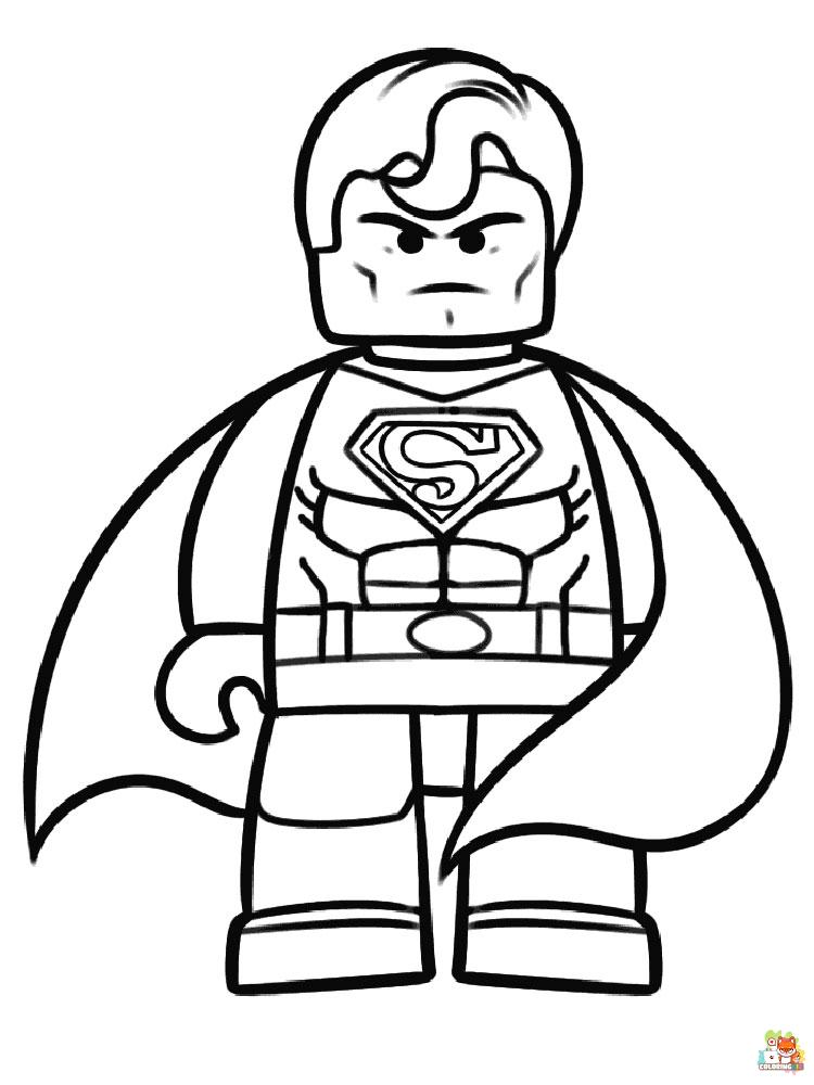 Lego Superman Coloring Pages 5