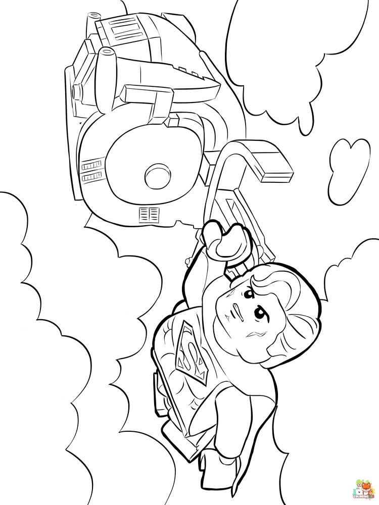 Lego Superman Coloring Pages 7