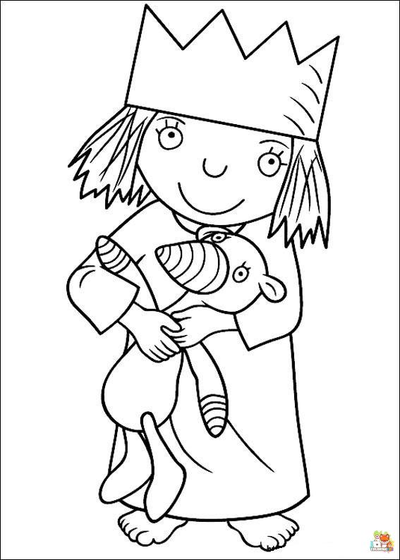 Little Princess TV Series Coloring Pages 1