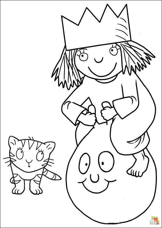 Little Princess TV Series Coloring Pages 4