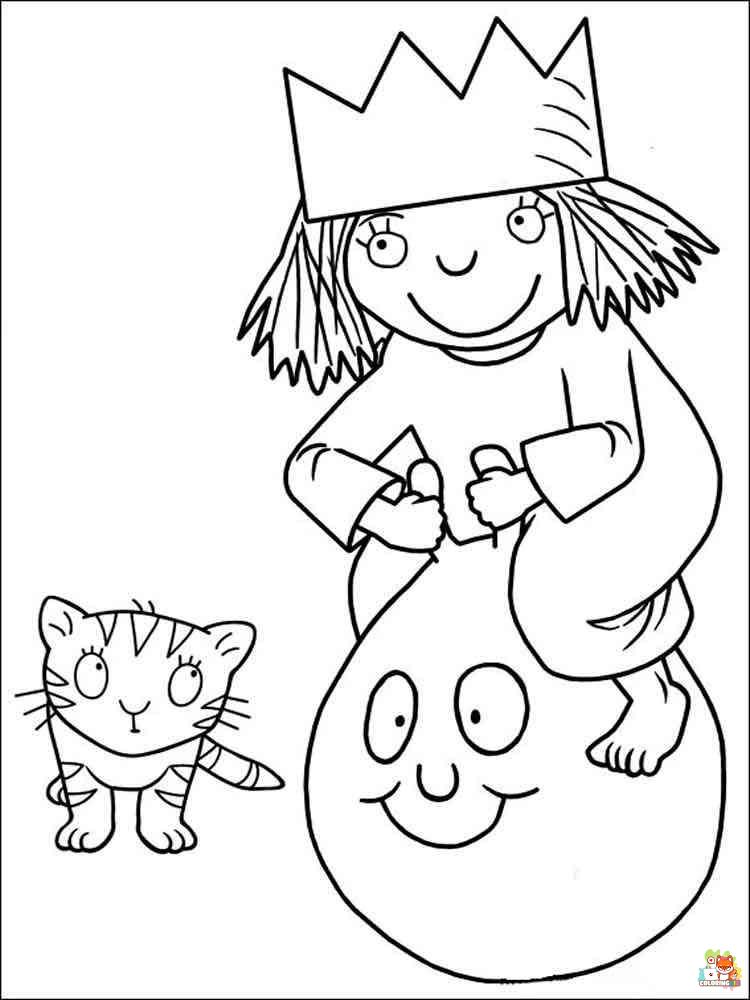 Little Princess TV Series Coloring Pages 8