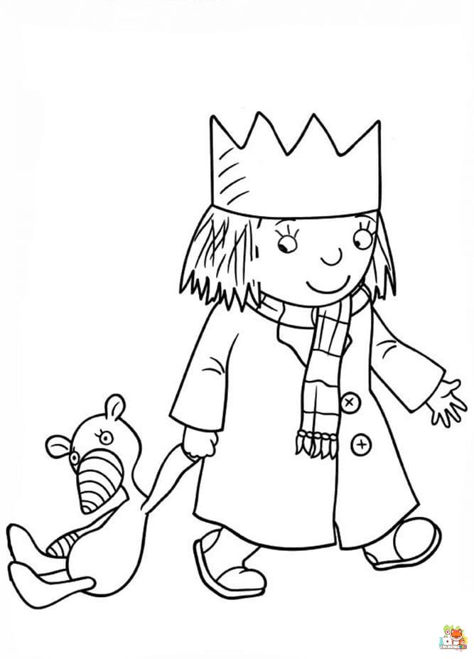 Little Princess TV Series Coloring Pages 9