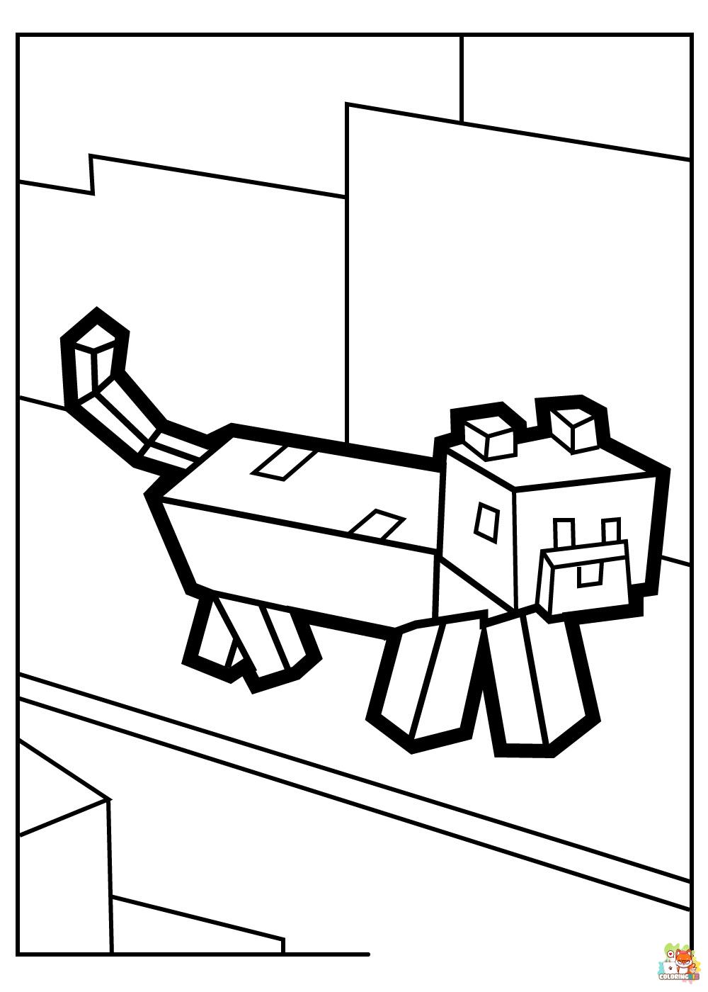Minecraft Coloring Pages 1