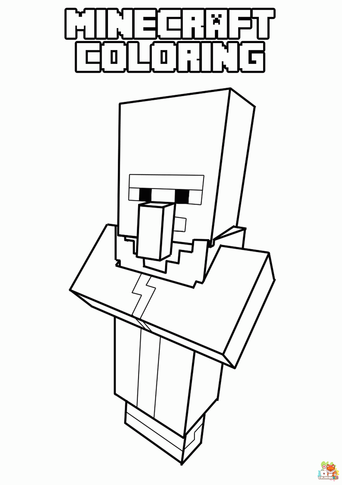 Minecraft Coloring Pages 2