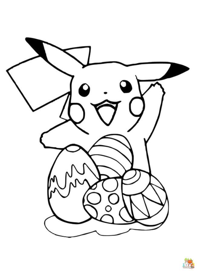 Pikachu Coloring Pages 12