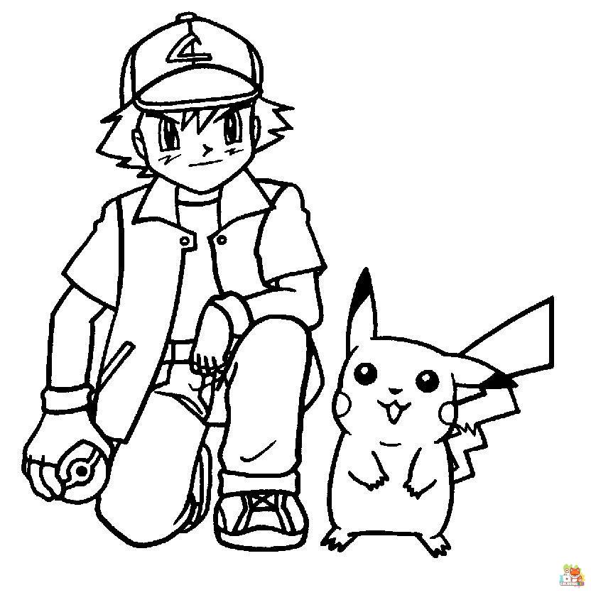 Pikachu Coloring Pages 3