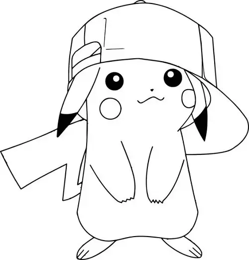Pikachu Coloring Pages 5