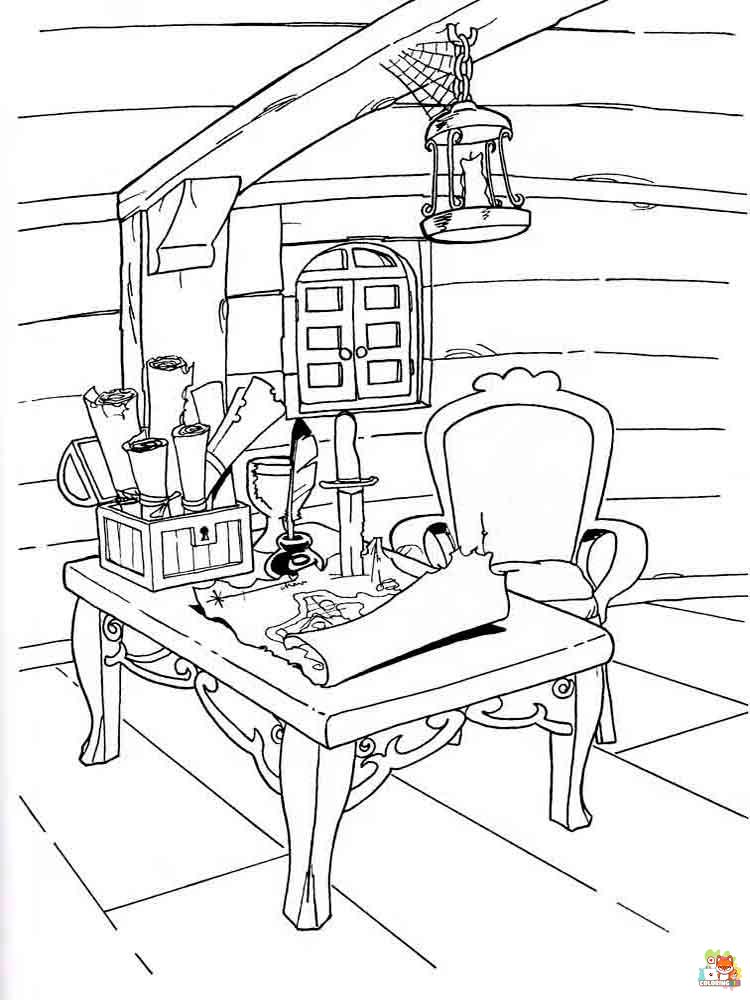 Pirate Coloring Pages 37
