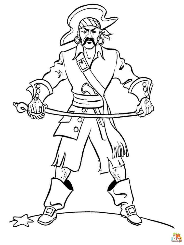 Pirate Coloring Pages 44