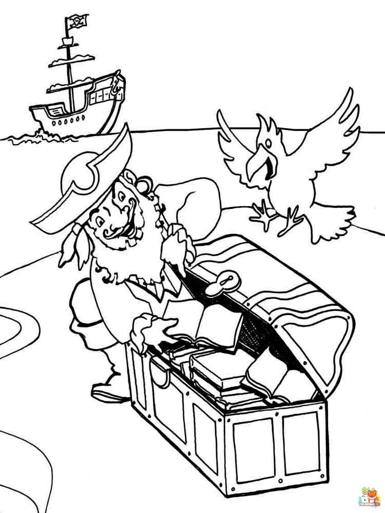 Pirate Coloring Pages 50