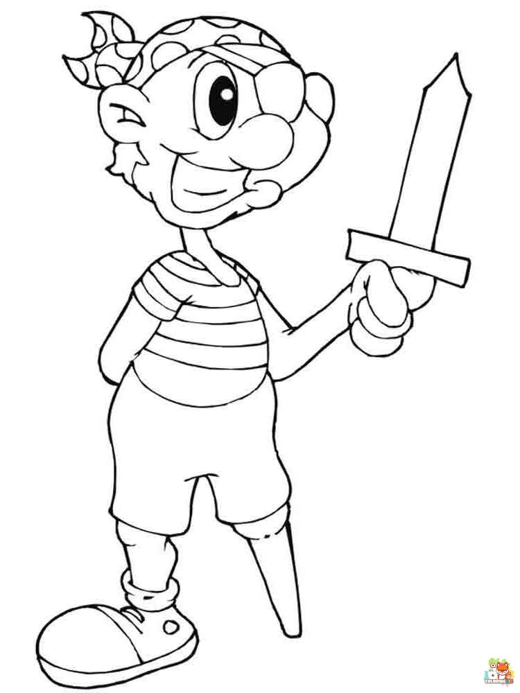 Pirate Coloring Pages 52