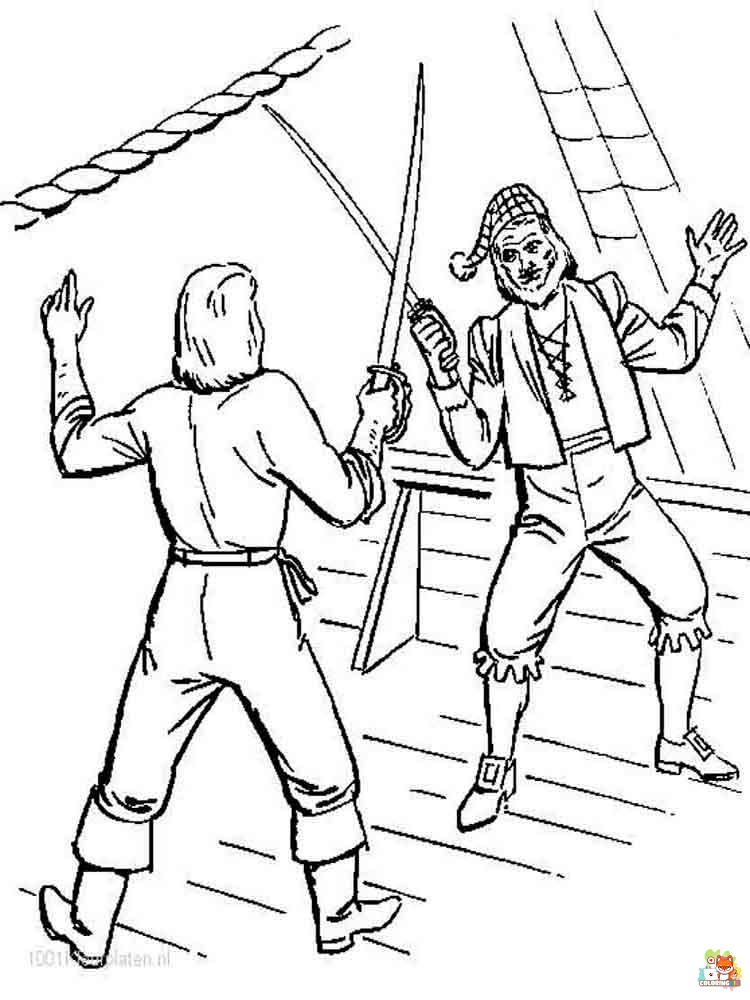Pirate Coloring Pages 57