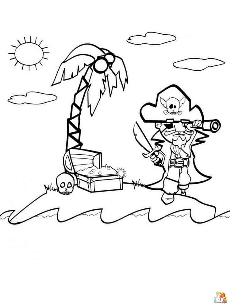 Pirate Coloring Pages 58