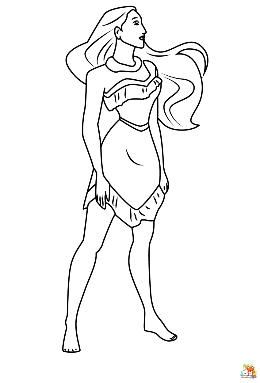 Pocahontas Coloring Pages 5