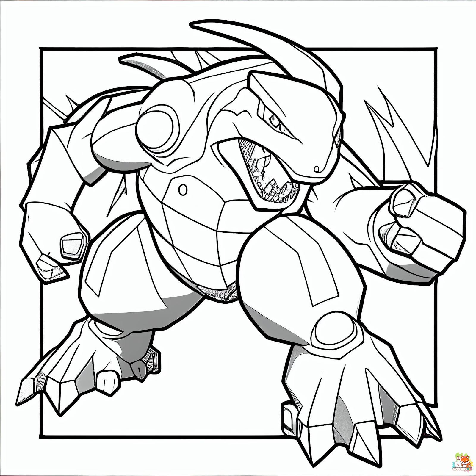 Pokemon Legendary Coloring Pages 1