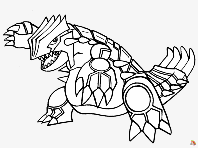 Pokemon Legendary Coloring Pages 10